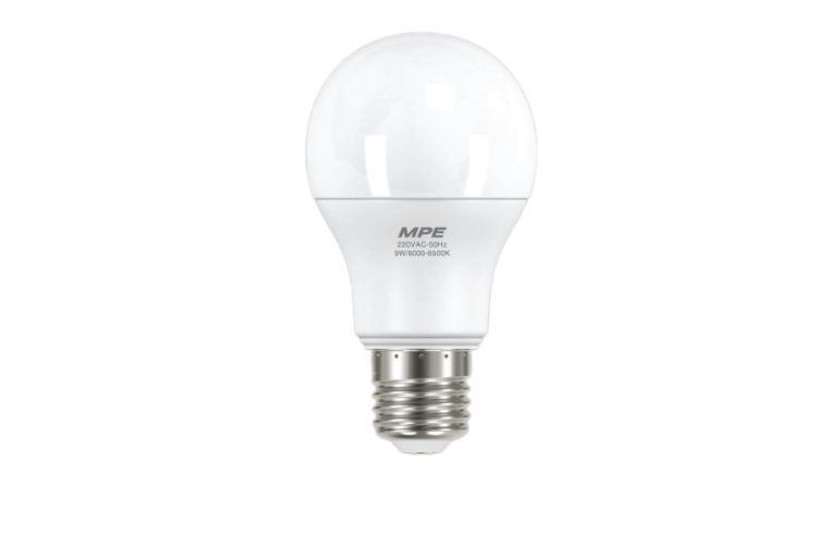 MPE – LED Bulb 9W LB-9T/DC: 9W – 12V DC – Ánh sáng trắng 6000-6500K.