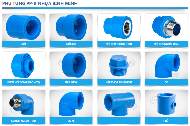 PHỤ KIỆN ỐNG PPR BÌNH MINH